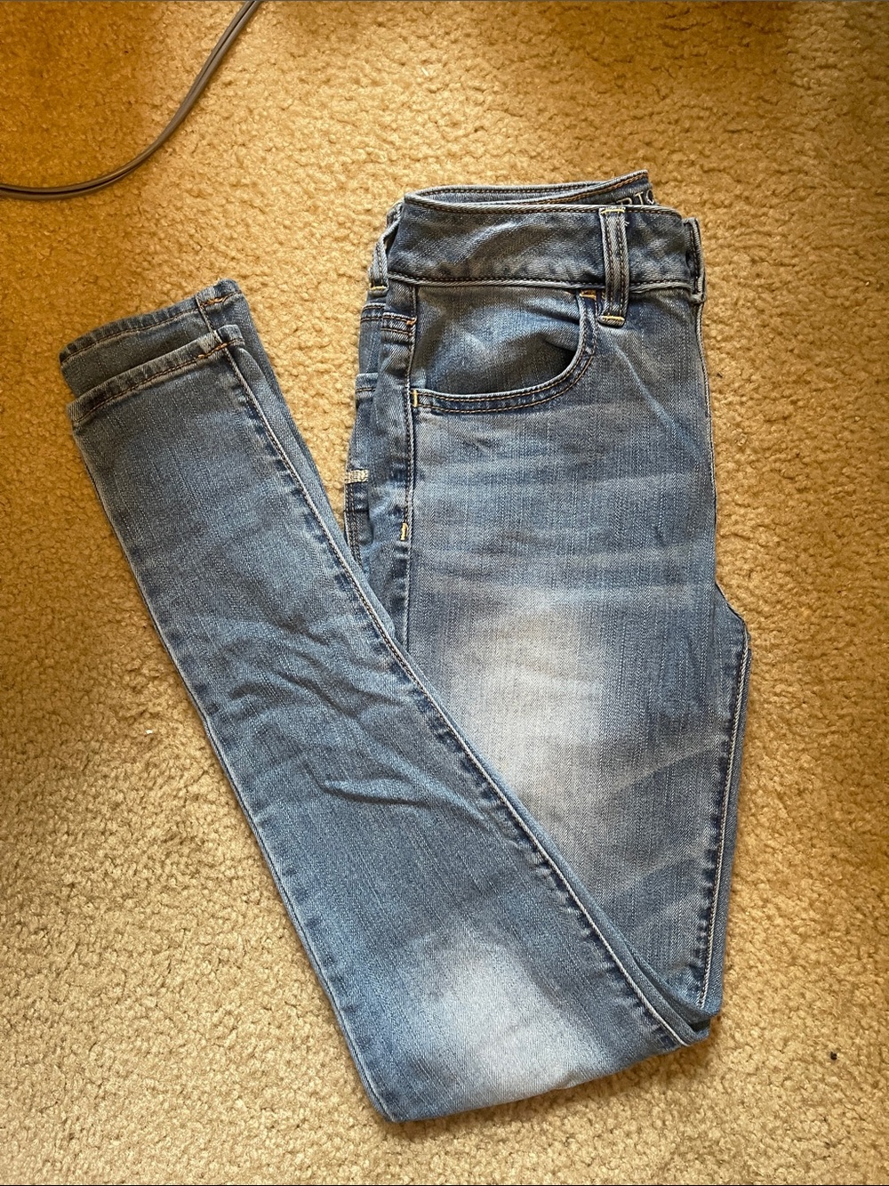 American Eagle Outfitters Light Blue Stretch Jeggings
